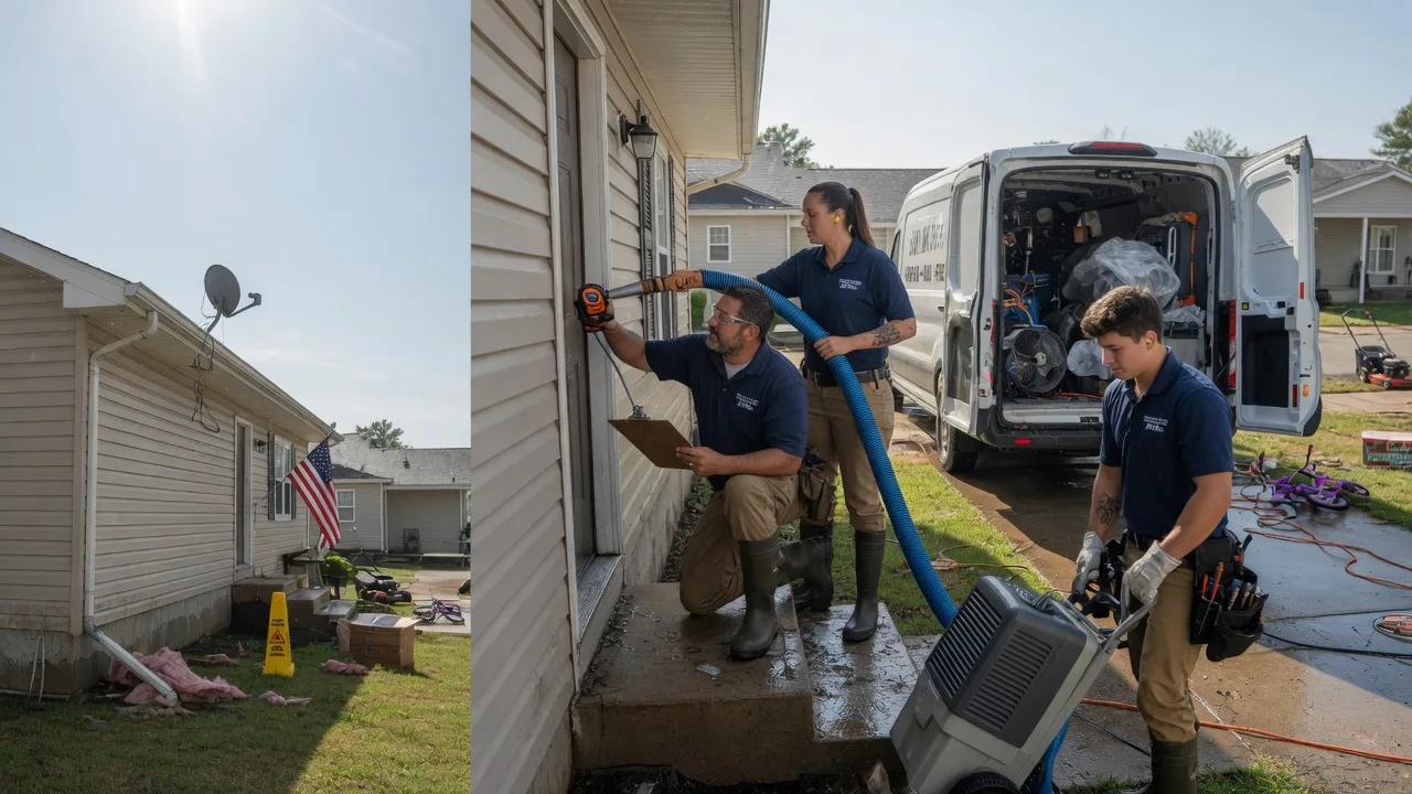 Ceiling Water Damage Restoration in Beebe, AR near me